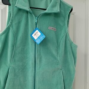 Columbia Women's Teal Fleece Vest